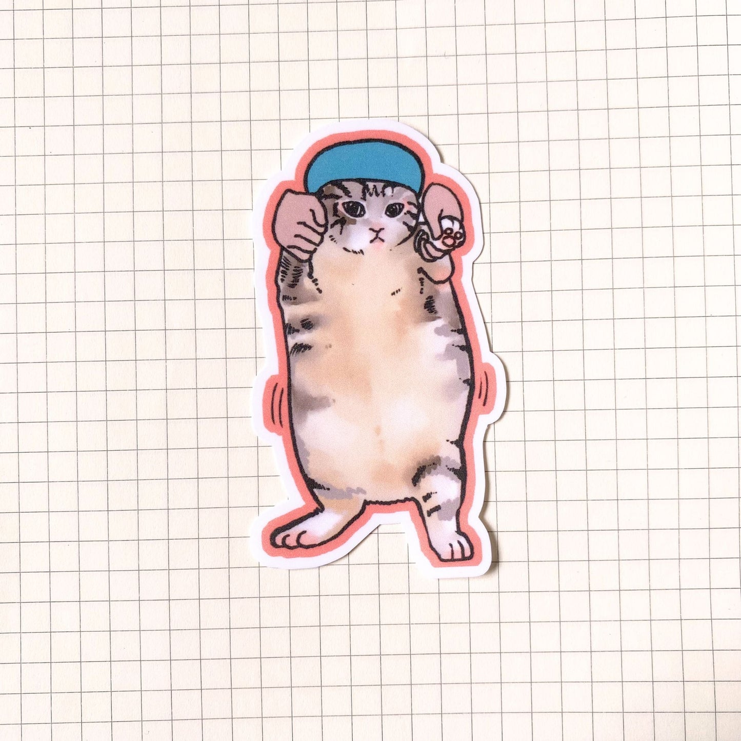 Hey Hey You You Dancing Cat Meme Sticker