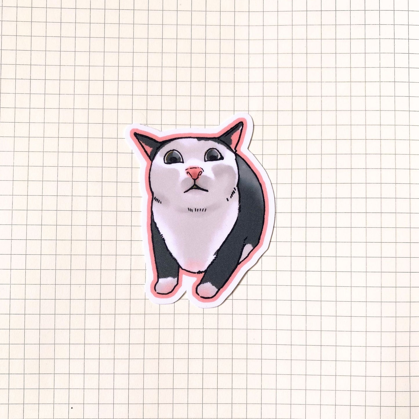 Kneading Cat Meme Sticker