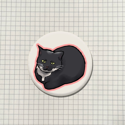 Maxwell Cat Meme Button Pin