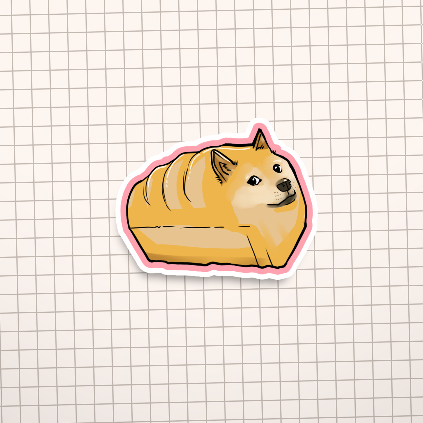 Bread Dog Meme Sticker