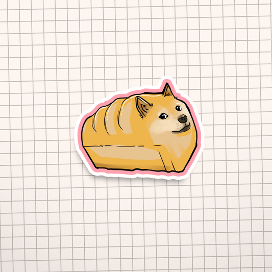 Bread Dog Meme Sticker