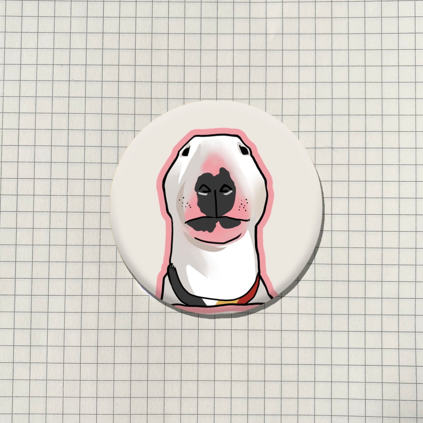 Walter Dog Meme Button Pin