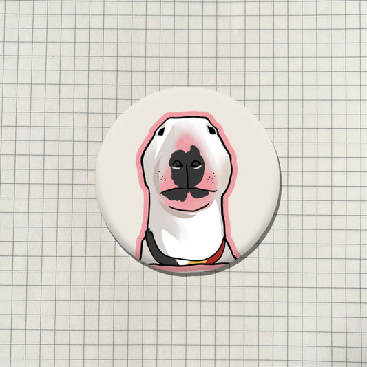 Walter Dog Meme Button Pin