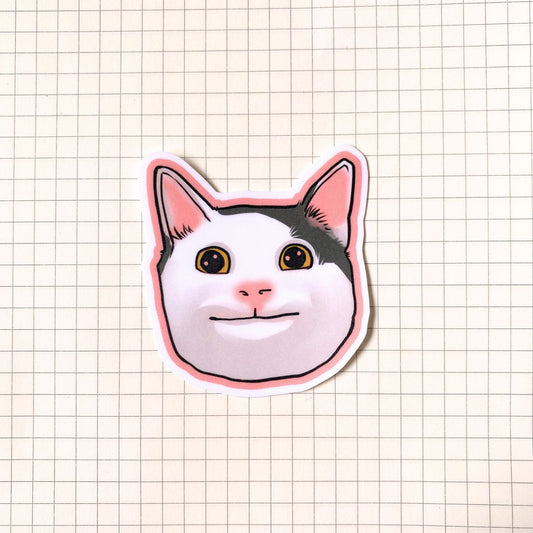 Beluga Cat Meme Sticker
