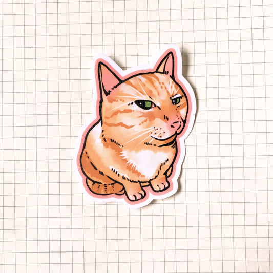 Mr. Fresh Cat Meme Sticker