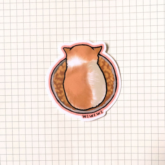 Wiwiwi Cat Meme Sticker